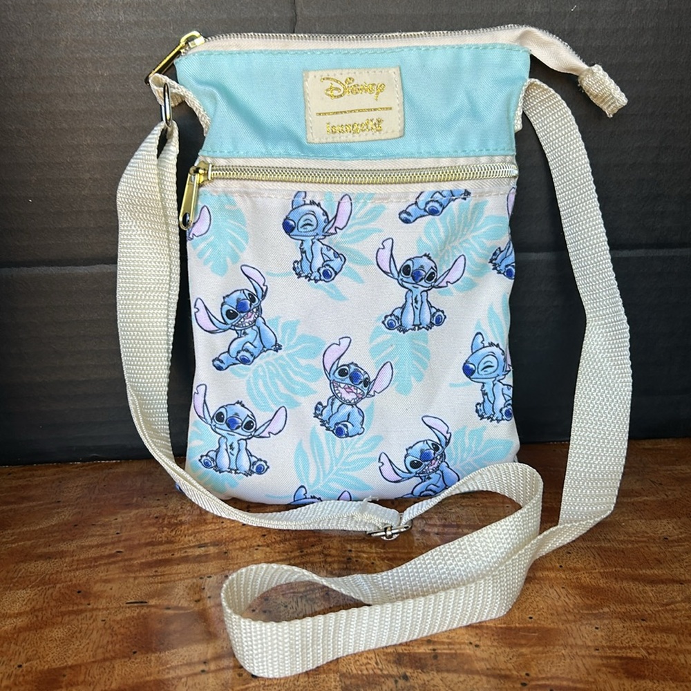 DISNEY X LOUNGEFLY STITCH Crossbody Bag with Adjustable Strap